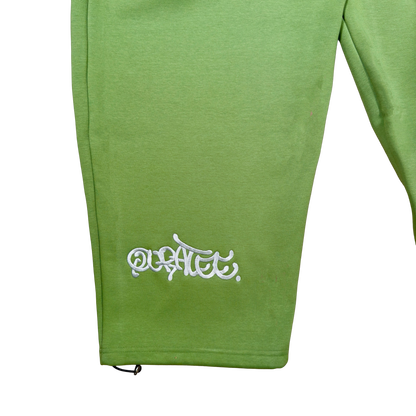 SILVER LOGO SWEATPANTS (OLIVE)