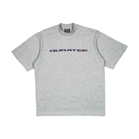 NAVY/RED TYPE TEE (GREY)