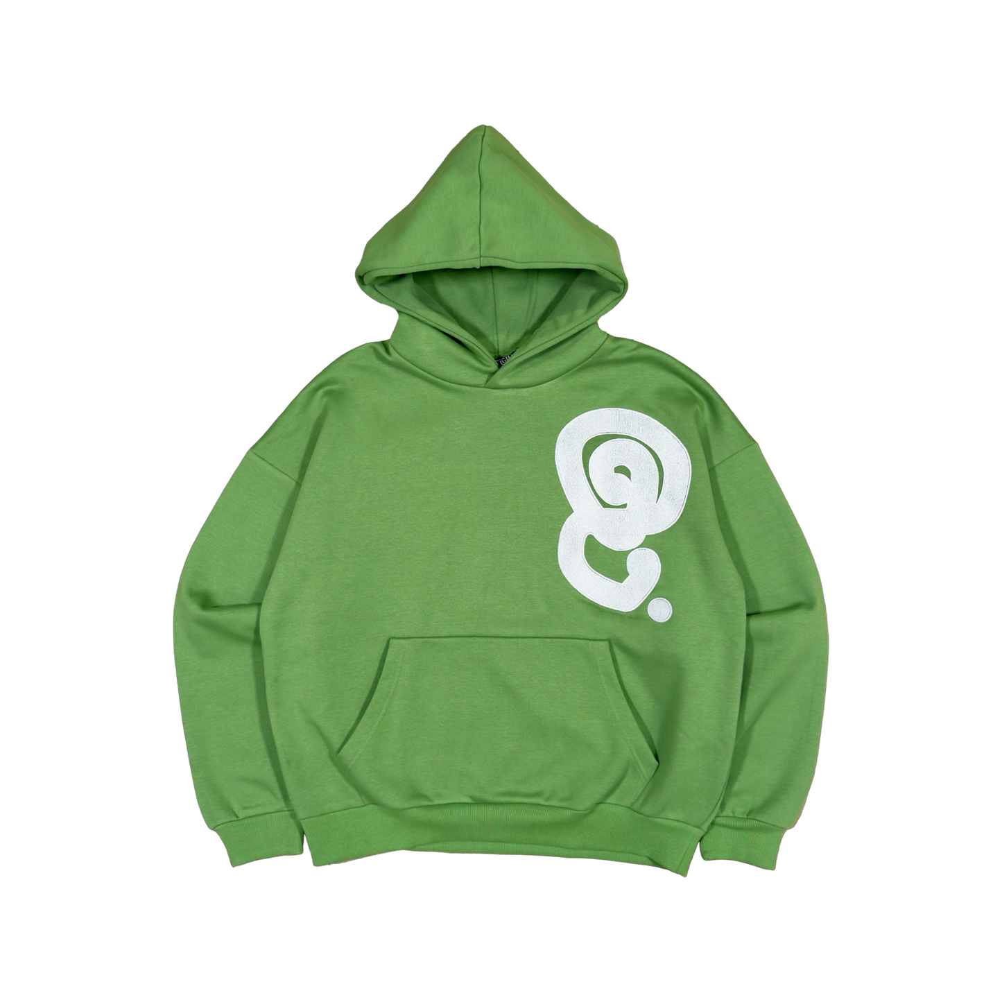 SILVER LOGO HOODIE (OLIVE)