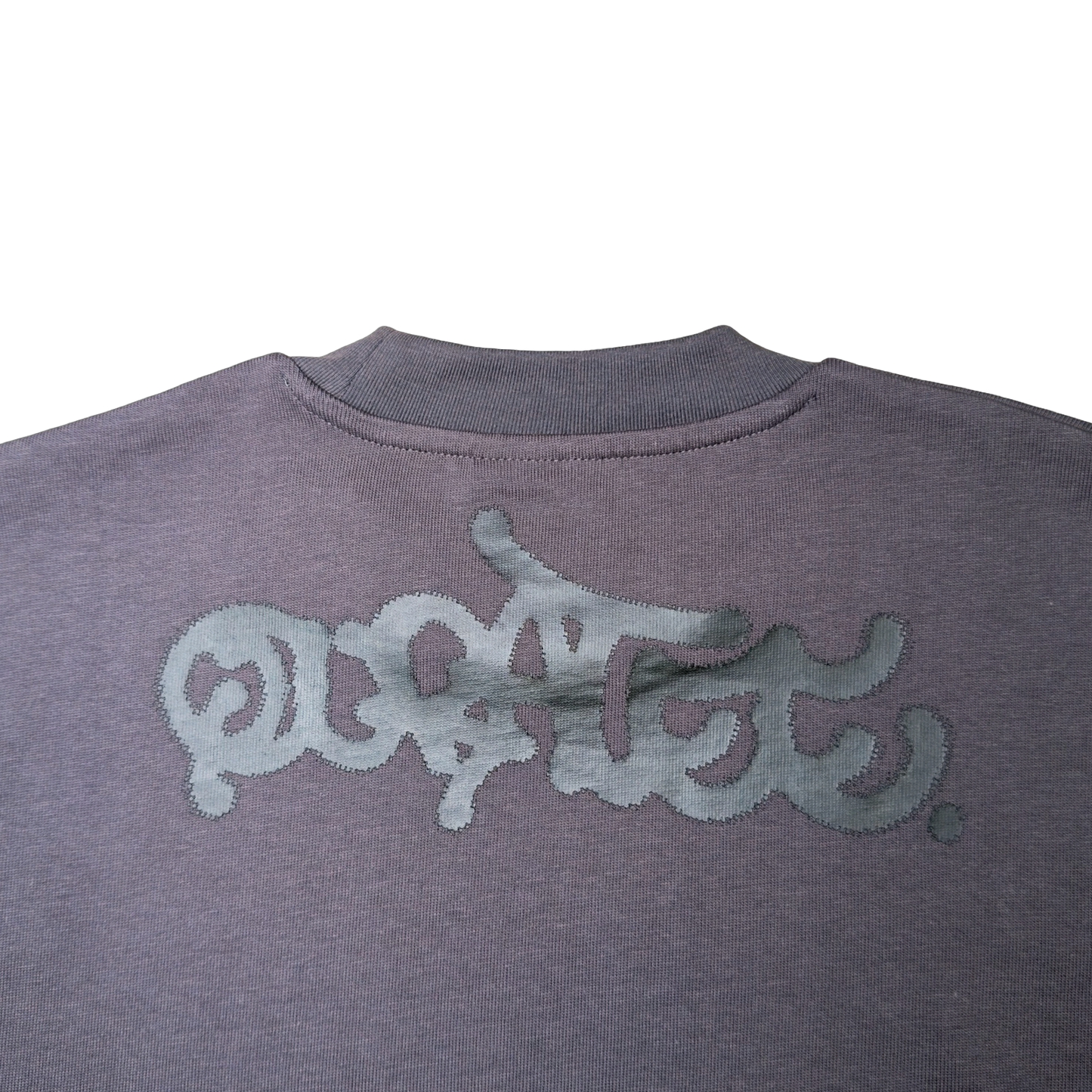 BLACK HALFTONE LOGO TEE (GRAPHITE)