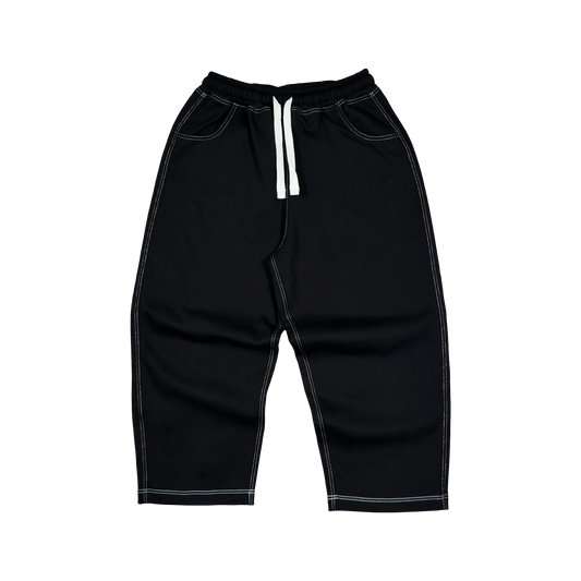 HEAVY STITCH JOGGERS (BLACK)