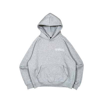 GRAFF TYPE RAGLAN HOODIE (GREY)