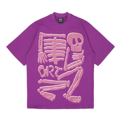 SKELETON TEE (PURPLE)