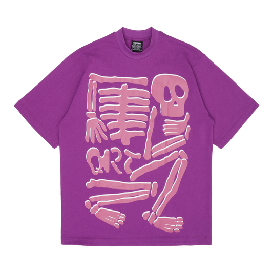 SKELETON TEE (PURPLE)