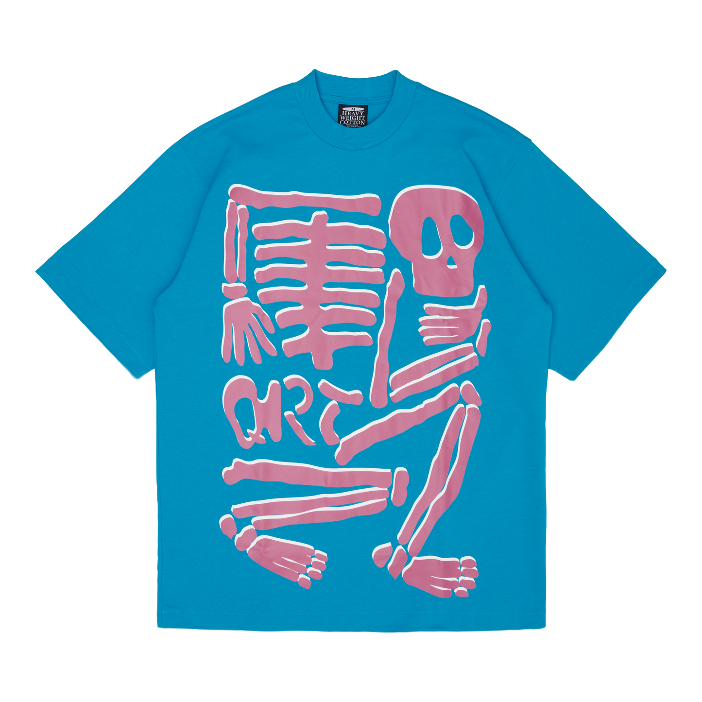 SKELETON TEE (BLUE)