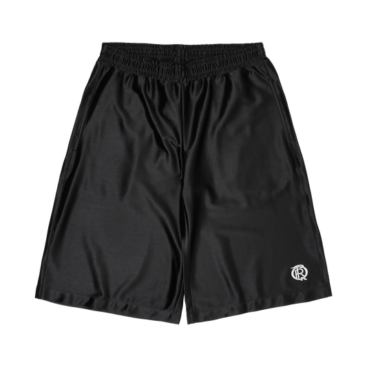 QRT SATIN SHORTS (BLACK)