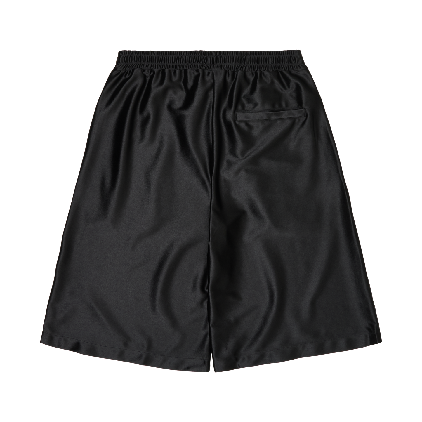QRT SATIN SHORTS (BLACK)