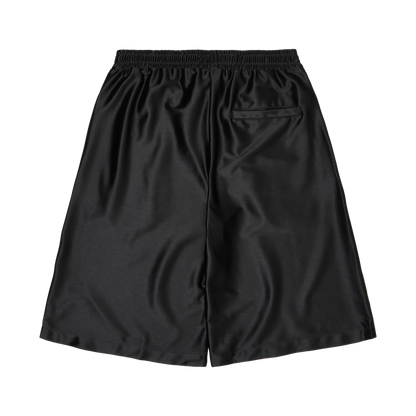 QRT SATIN SHORTS (BLACK)