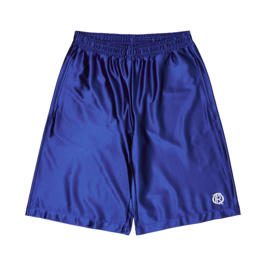QRT SATIN SHORTS (NAVY)