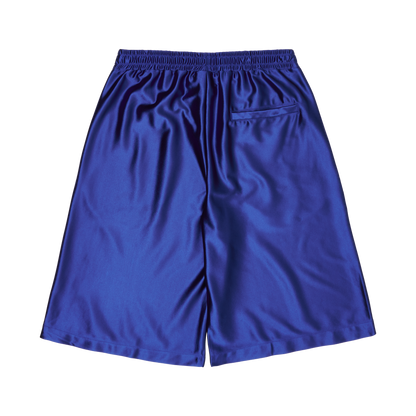 QRT SATIN SHORTS (NAVY)