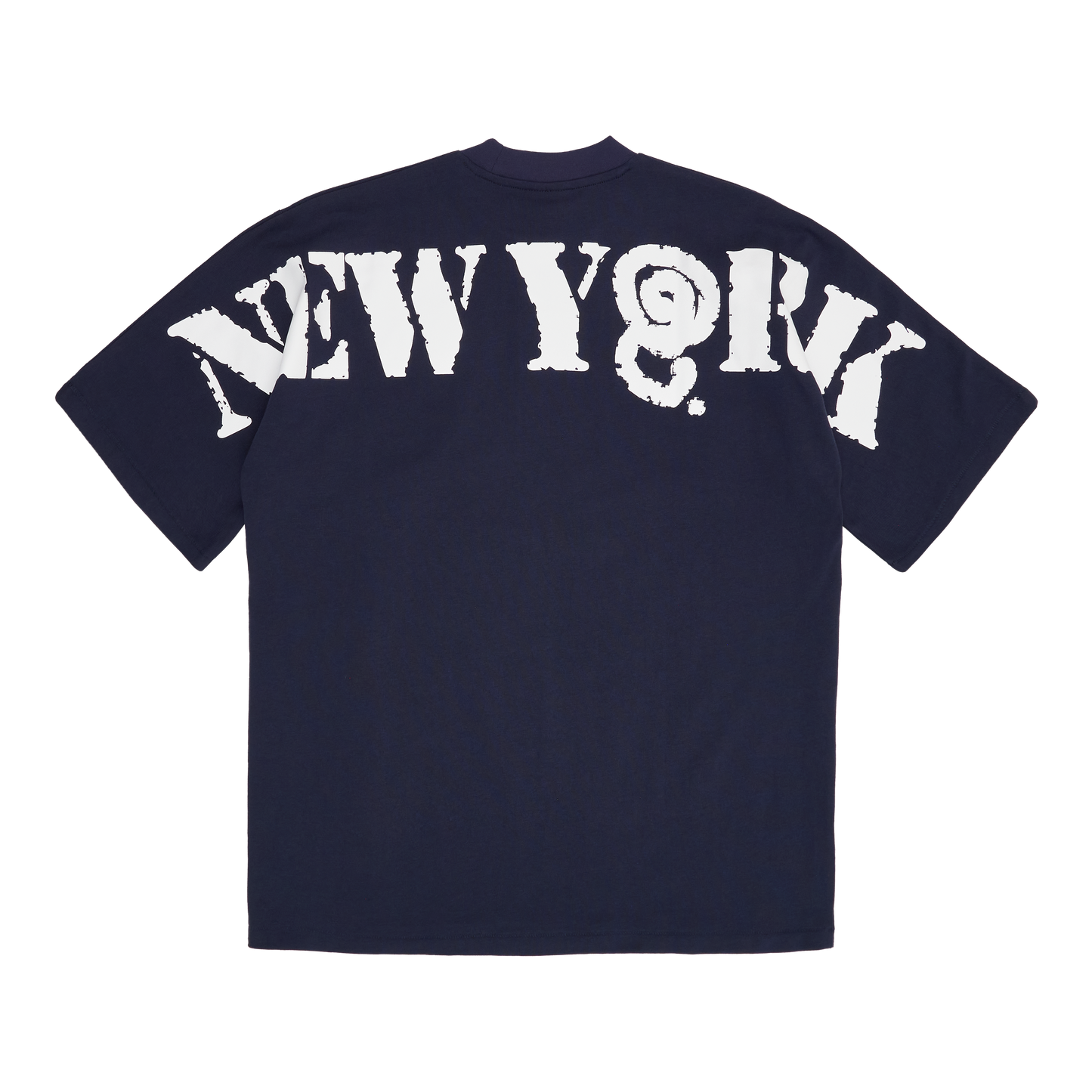 NEW YORK STENCIL TEE (NAVY)