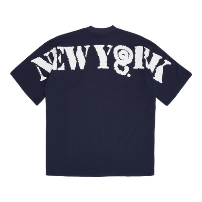 NEW YORK STENCIL TEE (NAVY)