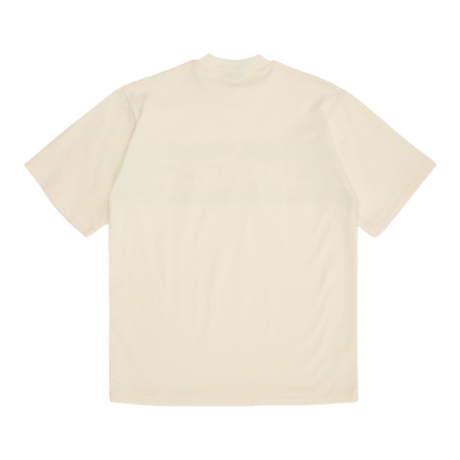 QUCCI GRAFF TYPE TEE (CREAM)