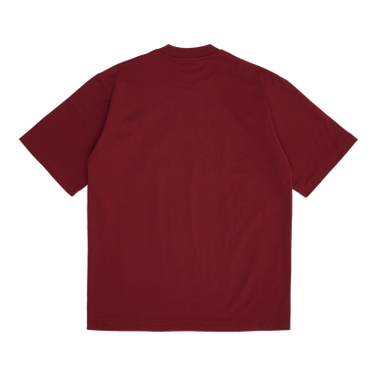 QUCCI GRAFF TYPE TEE (WINE RED)