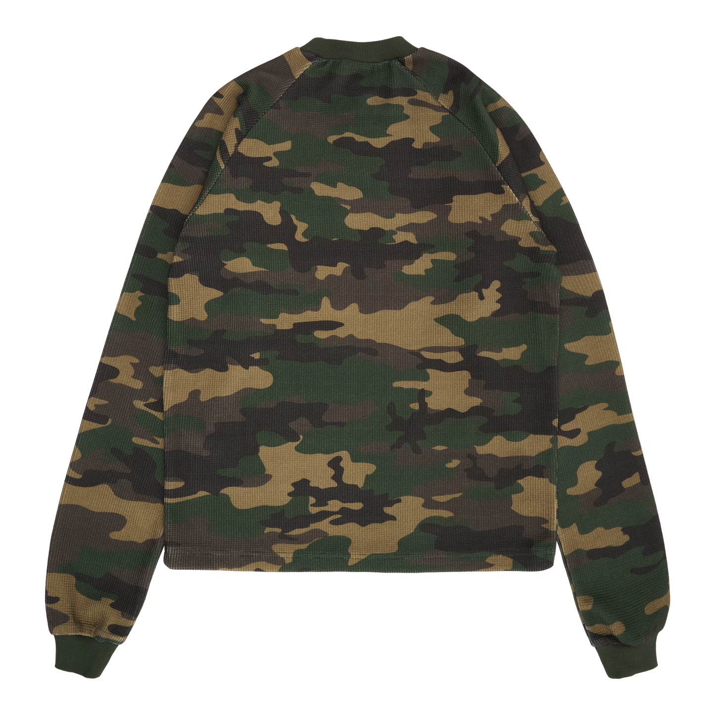 GRAFF TYPE RAGLAN WAFFLE LONG SLEEVE (CAMO)