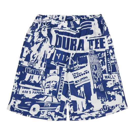 NYC SOUVENIR MESH SHORTS (NAVY/WHITE)