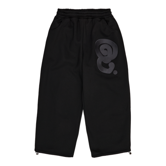 ANTHRACITE LOGO JOGGERS (BLACK)
