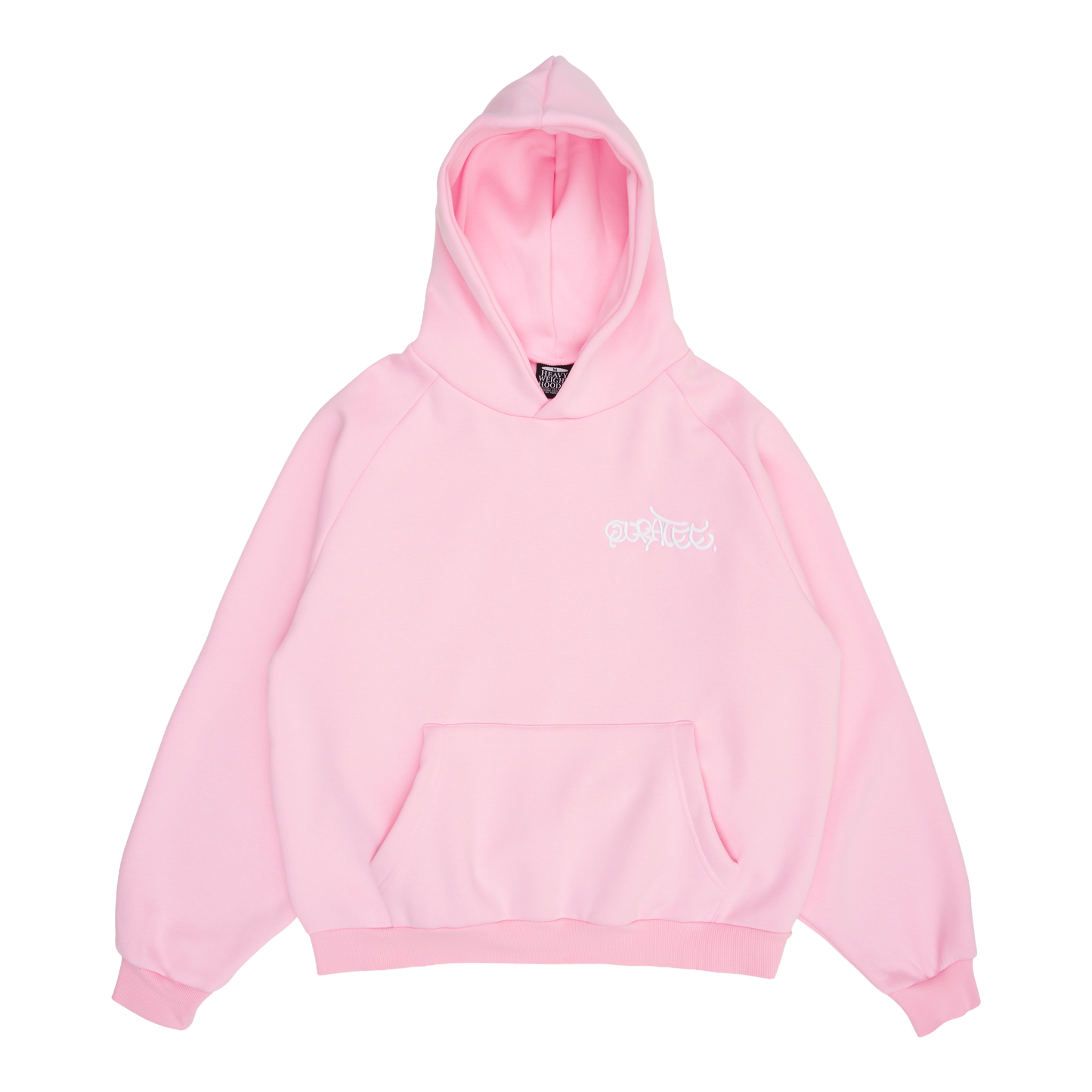 GRAFF TYPE RAGLAN HOODIE (PINK)