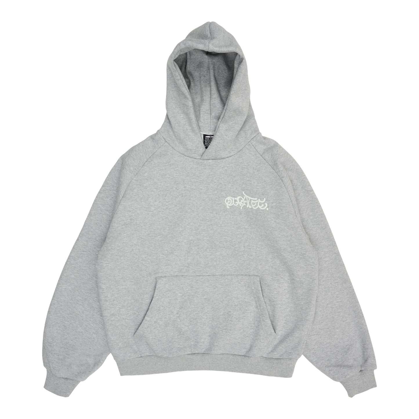GRAFF TYPE RAGLAN HOODIE (GREY)