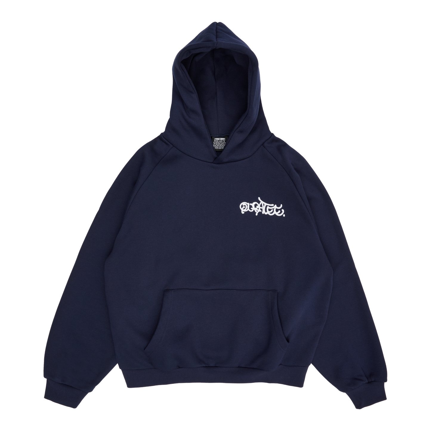 GRAFF TYPE RAGLAN HOODIE (NAVY)