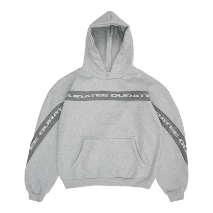 REVERSIBLE TYPE PANELED HOODIE (GREY)