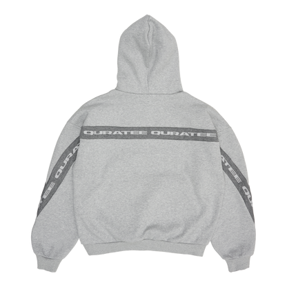 REVERSIBLE TYPE PANELED HOODIE (GREY)