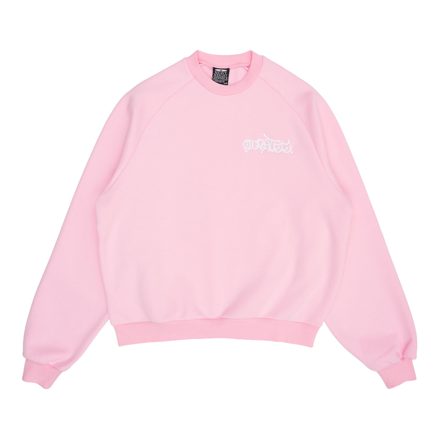 GRAFF TYPE RAGLAN CREWNECK (PINK)