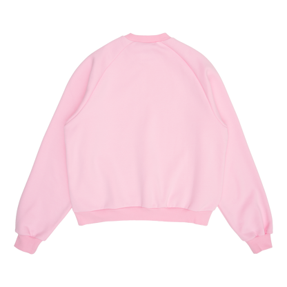 GRAFF TYPE RAGLAN CREWNECK (PINK)