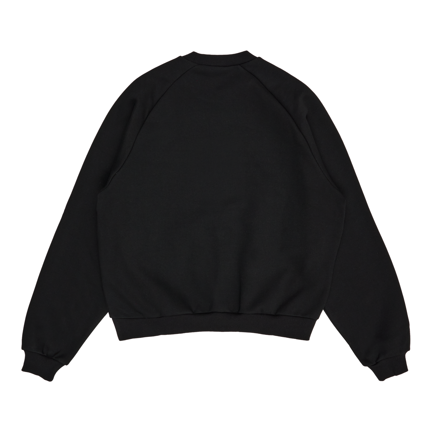 GRAFF TYPE RAGLAN CREWNECK (BLACK)