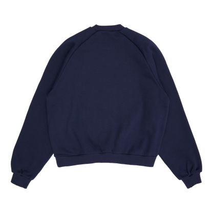 GRAFF TYPE RAGLAN CREWNECK (NAVY)