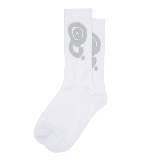 WHITE LOGO SOCKS